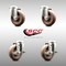 Service Caster 4 Inch 316SS High Temp Glass Filled Nylon Swivel Bolt Hole Caster Brakes, 2PK SCC-SS316BH20S414-GFNSHT-2-TLB-2 - alternate 2